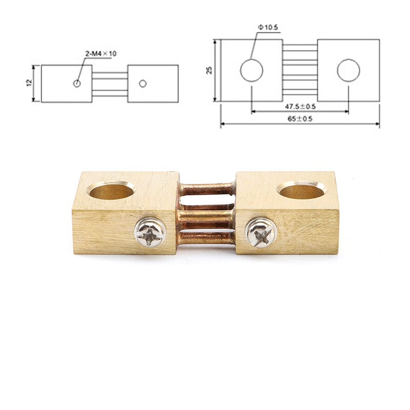 FL-19B Shunt 400A 75mV Welding Machine Brass Resistor DC Shunts For Current Analogue Panel Meter