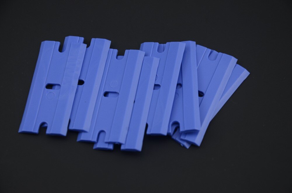 10 STKS MAIJIEKE Bew Blauw Plastic Scheermesje voor Telefoon Lcd-scherm Lijm Remover Schraper Cleaning Handgereedschap