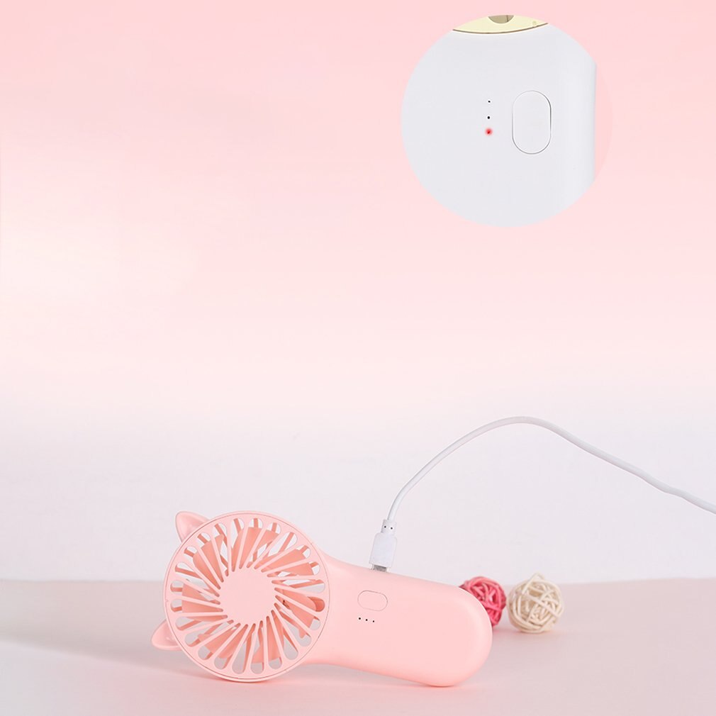 Summer Cooler Mini Handheld Fan USB Charging Personal Desk Fans Rechargeable Portable Office Outdoor Travel Energy Source