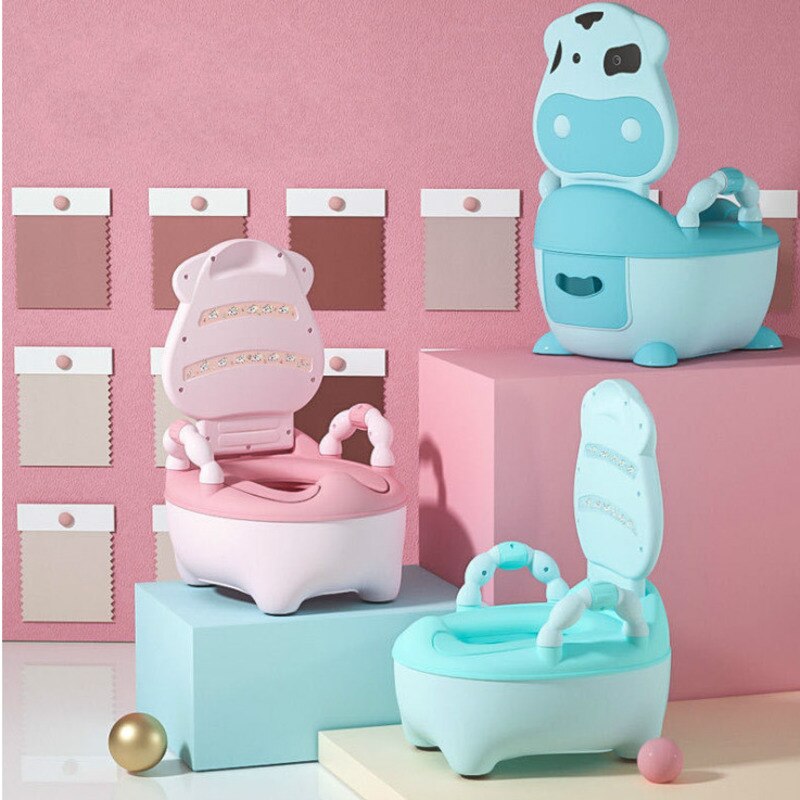 Pot pour garçons et filles, siège d&#39;entraînement, Pot pour enfants, ergonomique, chaise, toilettes, dossier confortable, Animal, WC, pour enfants