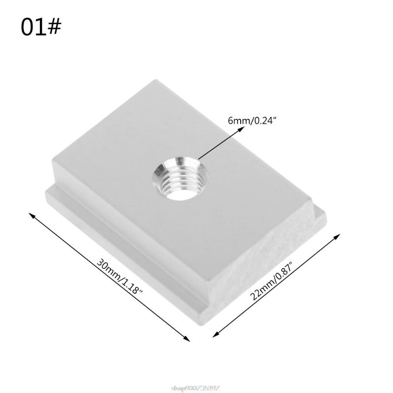 M6 M8 T-slot T-Slider Sliding Nut For Woodworking Tool Slot Fastener Jigs Pressing Plate N17 20: M6