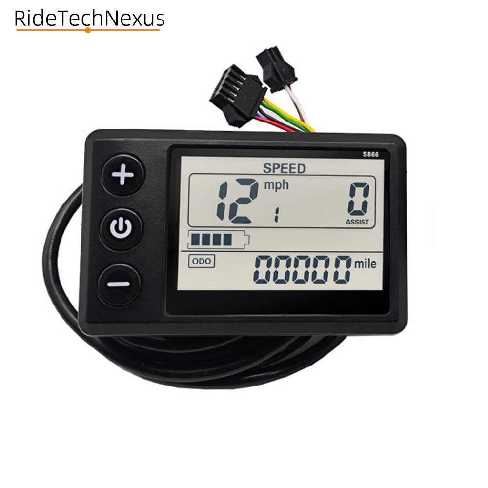 36V 48V 52V 60V 500W 750W 25A E-bike Borstelloze Motor Sinusgolf Controller S866 LCD PAS Kit UART No2 Voor Elektrische Fiets Scooter