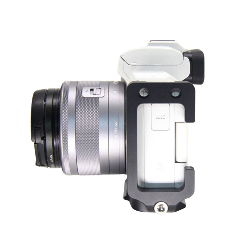 Accessoires pour appareil photo Canon EOS M50, support de plaque en L en métal à dégagement rapide, montage à vis 1/4