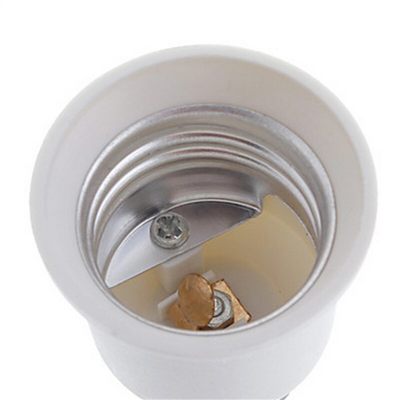 1 stk praktisk  e17 lampe fatning  e17 to e27 led pære base lampe fatning adapter holder konverter lys tilbehør