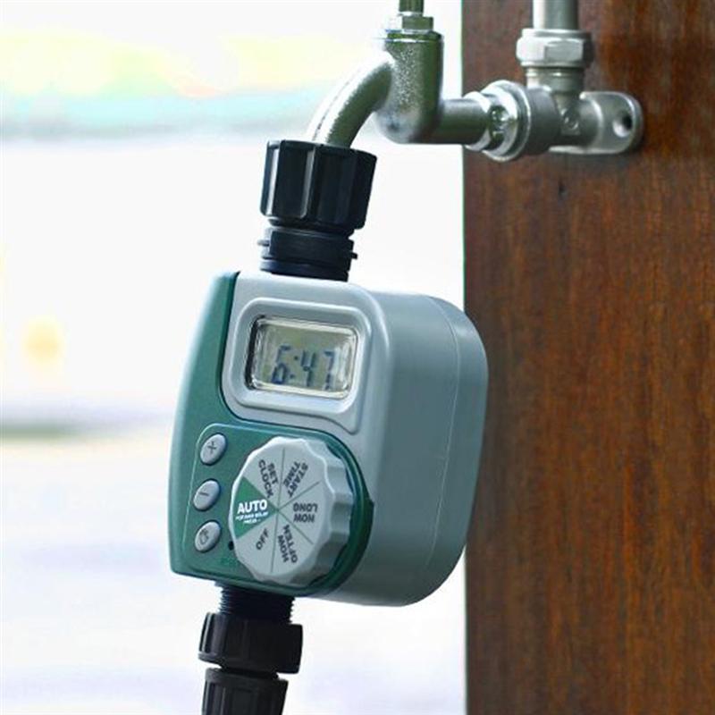 Battery Powered Outdoor Garden Irrigation Controller Irrigation Timer Garden Automatic Watering Device No Battery Included