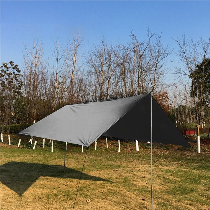 Refugio de lona para tienda de campaña, cubierta para hamaca ligera portátil, parasol con bolsa de transporte para viajes y acampada al aire libre