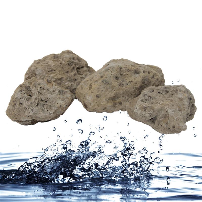 4 Uds. Piedra pómez Natural Pequeña Piedra pómez flotante para acuario paisajismo
