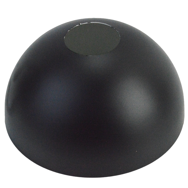 Lameshade-Lampe de chevet en métal, abat-jour de budgétaire demi-cercle noir, accessoires d'éclairage pour table de face