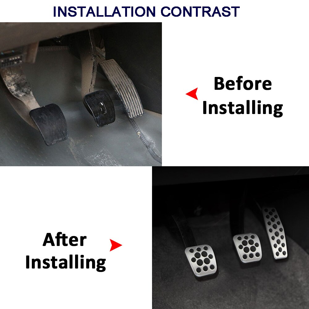 Xburstcar pedaal voet brandstof rem koppeling mt/at pedalen voor chevrolet cruze sedan hatchback opel mokka astra j insignia