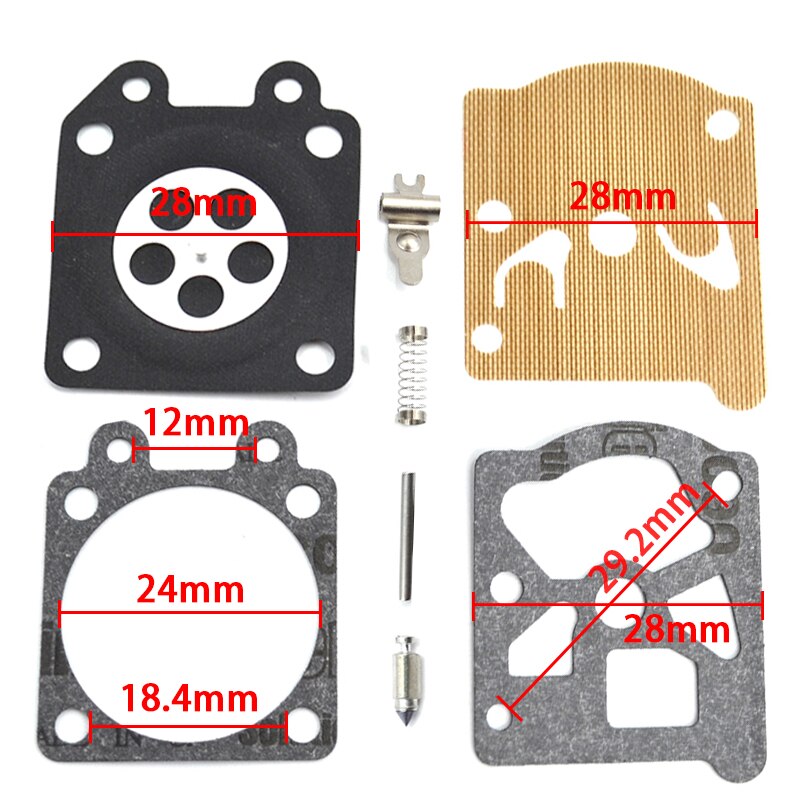 30 stuks carburateur kettingzaag carburateur membraan afdichtingsset voor kettingzaag carburateur 210 230 30 stuks carburateur kettingzaag carburateur membraan afdichtingsset voor kettingzaag carburateur 210 230