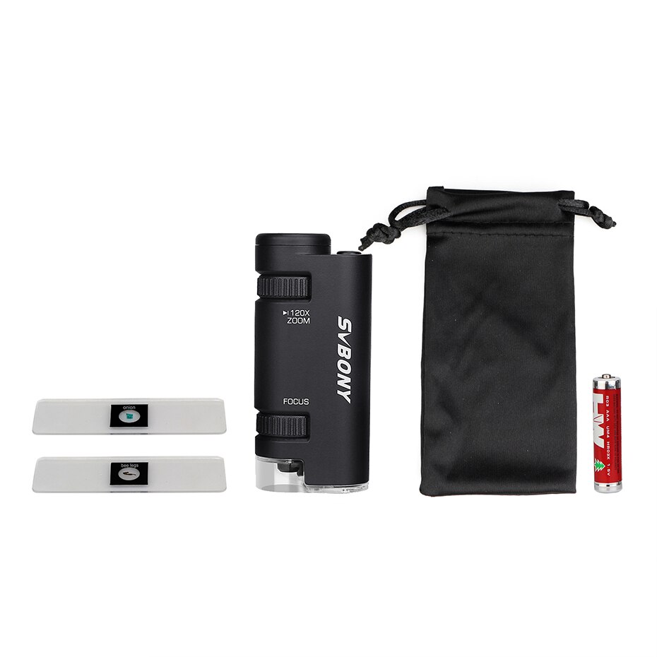 SVBONY SV603 60-120x Wireless Microscope Hand-held USB HD Biological Science Observation with LED Lighting for kids: Default Title