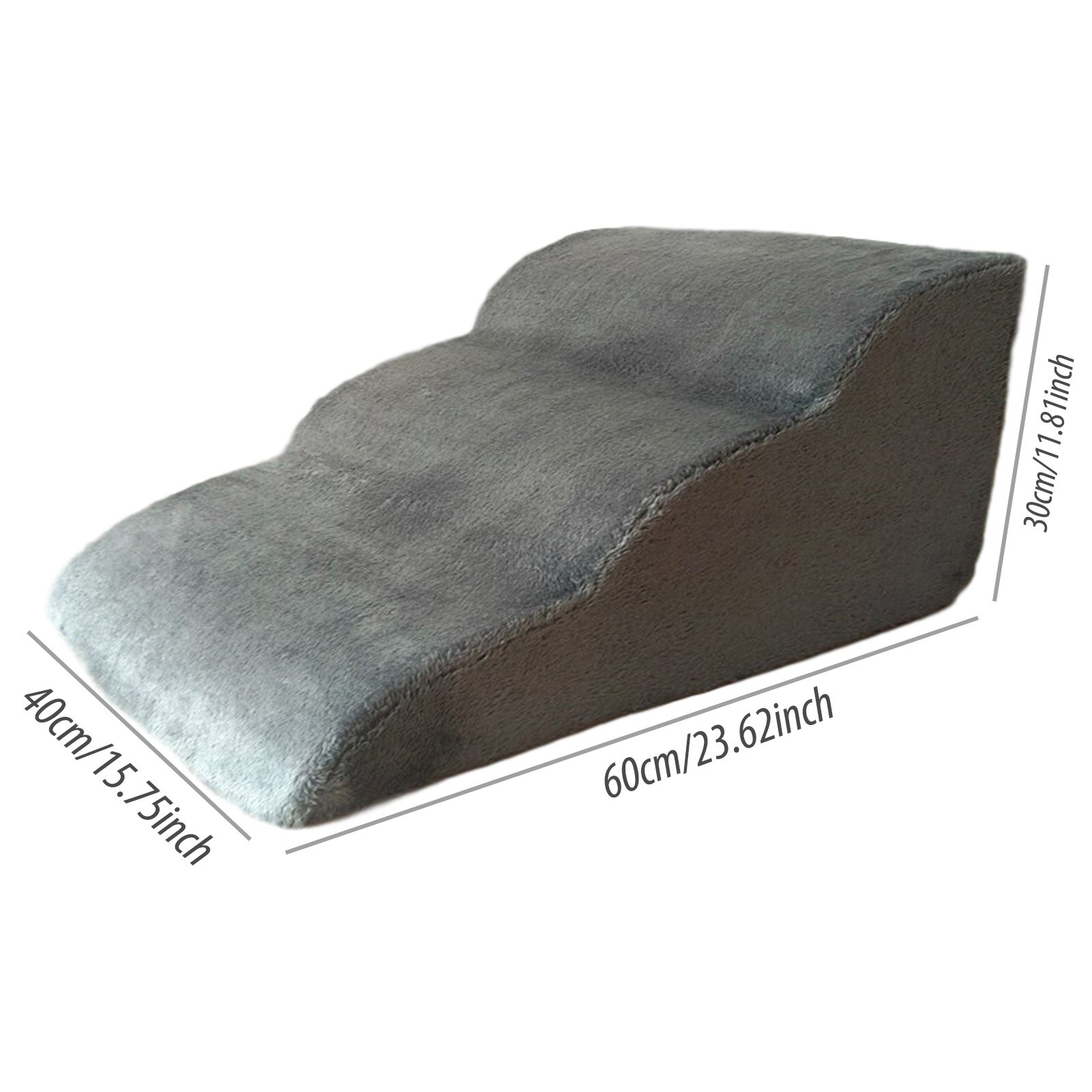 Dog Stairs Pet 4 Steps Stairs For Small Dog Cat Dog House Pet Ramp Ladder Anti-slip Removable Dogs Bed Stair Sponge Pet Supplies: 60x42x30cm