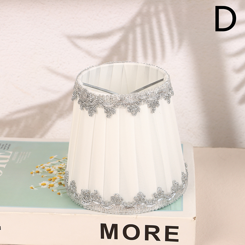 Durchmesser 12 cm moderner Stil Kronleuchter Stoff Lampenschirm Clip auf Mini Wandlampenschirm Hotel Schlafzimmer Nachttisch Stehlampe Hülse Startseite: Braun