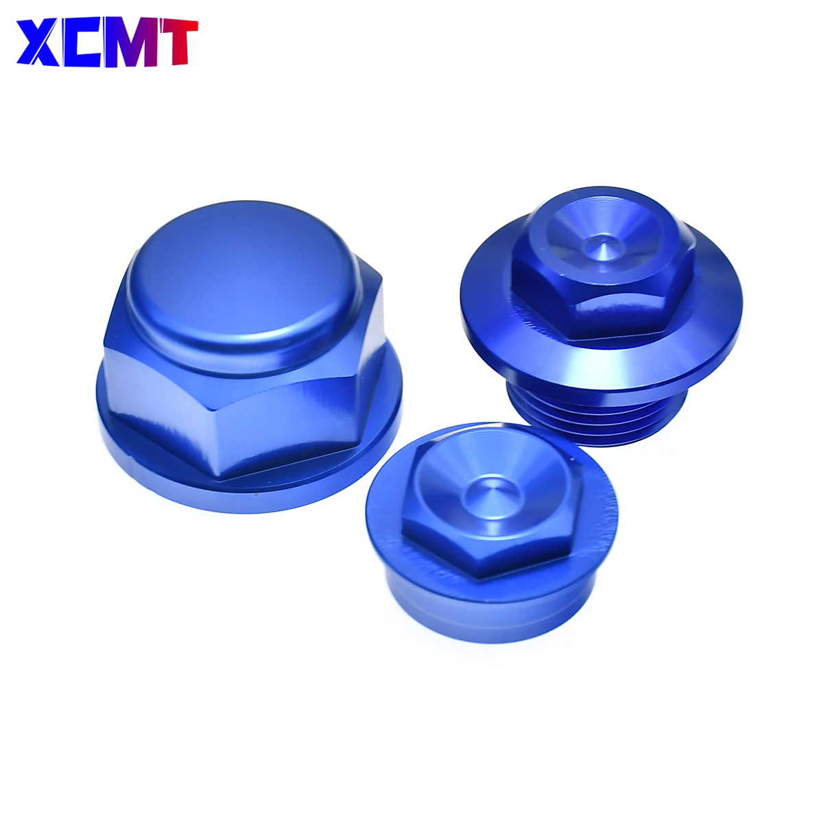 Motorcycle Front Wheel Lock Nut Bolt Rear Chain Adjuster Axle Block Wheel Axle For KTM SX SXF XC XCF EXC EXCF XCW SMR 85-530: Blue
