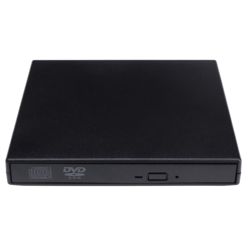 Unidad óptica de DVD externa USB 2,0, reproductor de CD/DVD-ROM, quemador de CD portátil Delgado, lector de grabadora portátil para iMac y portátil