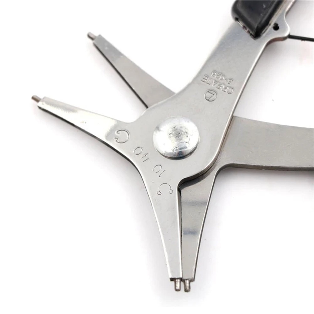 Internal And External Circlip Pliers Retaining Ring Pliers Two-In-One Dual-Use Retaining Ring Pliers For Repair Tool BOM666