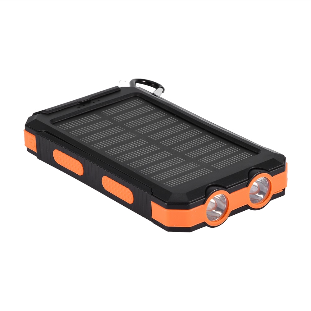 Waterproof Solar Power Bank Case Kit Outdoor Fast Charge Solar Mobile Power Bank Cases DIY Kits With Compass