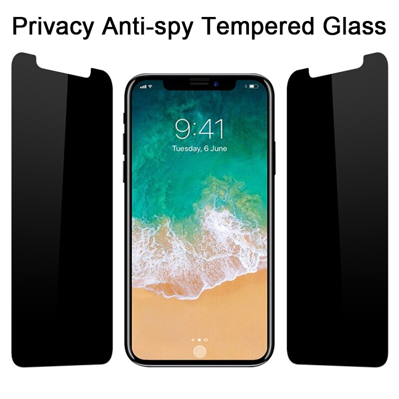 Privacy Anti-Spy Screen Protector Voor Iphone 12 11 7 Pro Max Mini 9H Gehard Glas Voor Iphone X Xr Xs Se 8 5 6 S Max Plus Glas