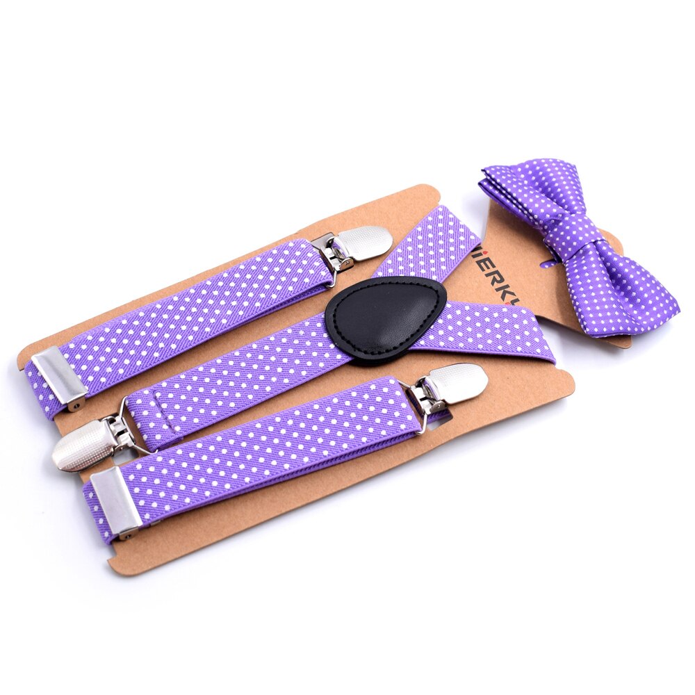 Gentleman Jongen Vlinderdas Set Is Ontworpen Voor Partijen Catwalks School Evenementen Polka Dot Patroon Peuter Baby Dassen: C