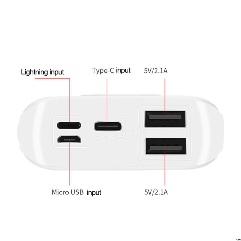 Kit FAI DA TE 3x18650 Batteria del Supporto Del Caricatore della Banca di Potere Box di Caso di Shell Con Capacità di Visualizzazione per Samsung Smartphone Xiaomi tablet