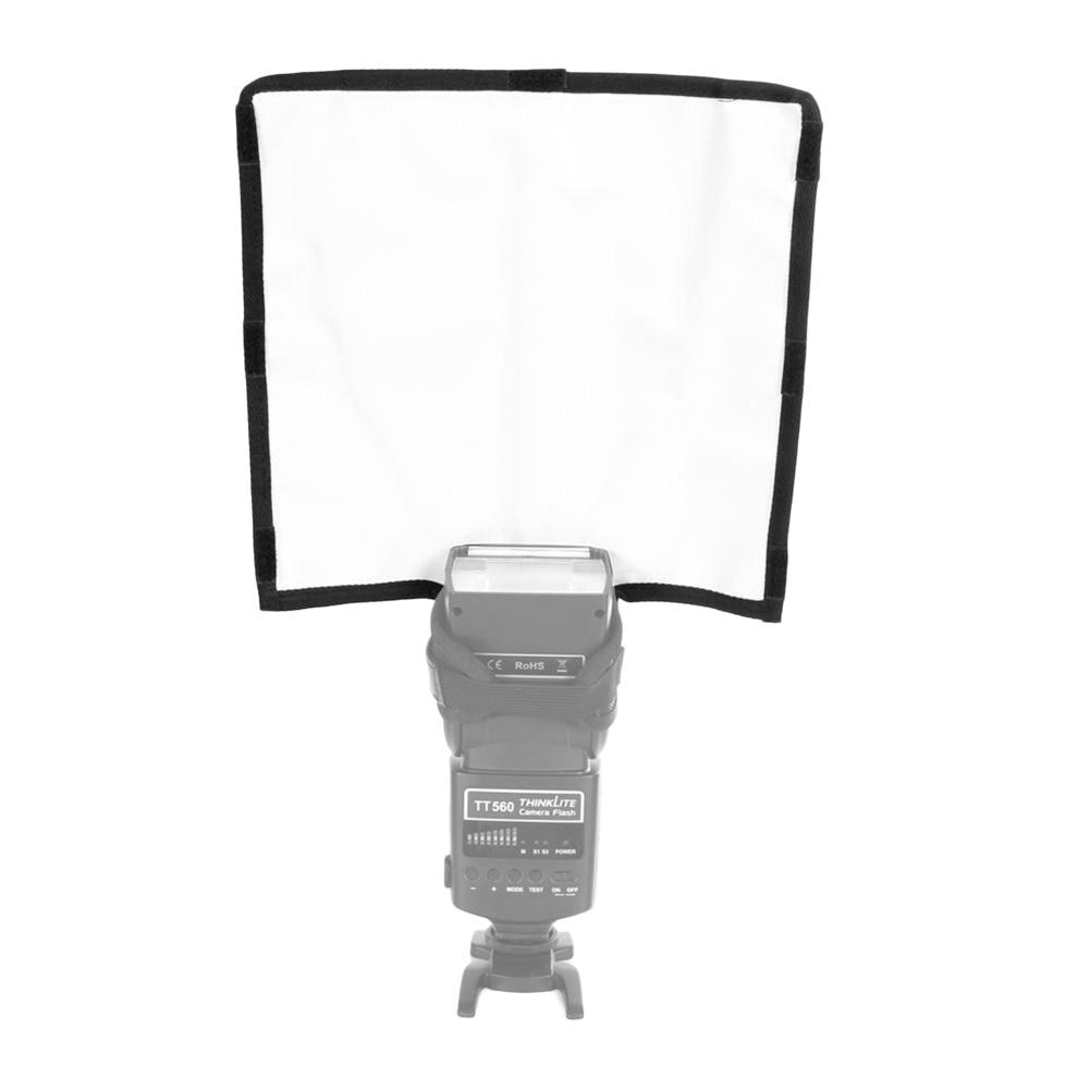 Opvouwbare flitsreflector softbox diffuser speedlite fotografie reflector