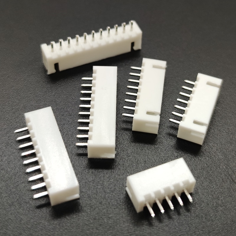 40 pièces XH2.54 2.54mm prise connecteur broche en-tête broche droite 2p-12p total 11 types