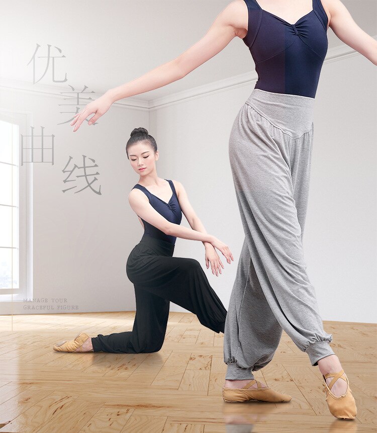 Pantalones bombachos de algodón para Yoga y baile  – Grandado