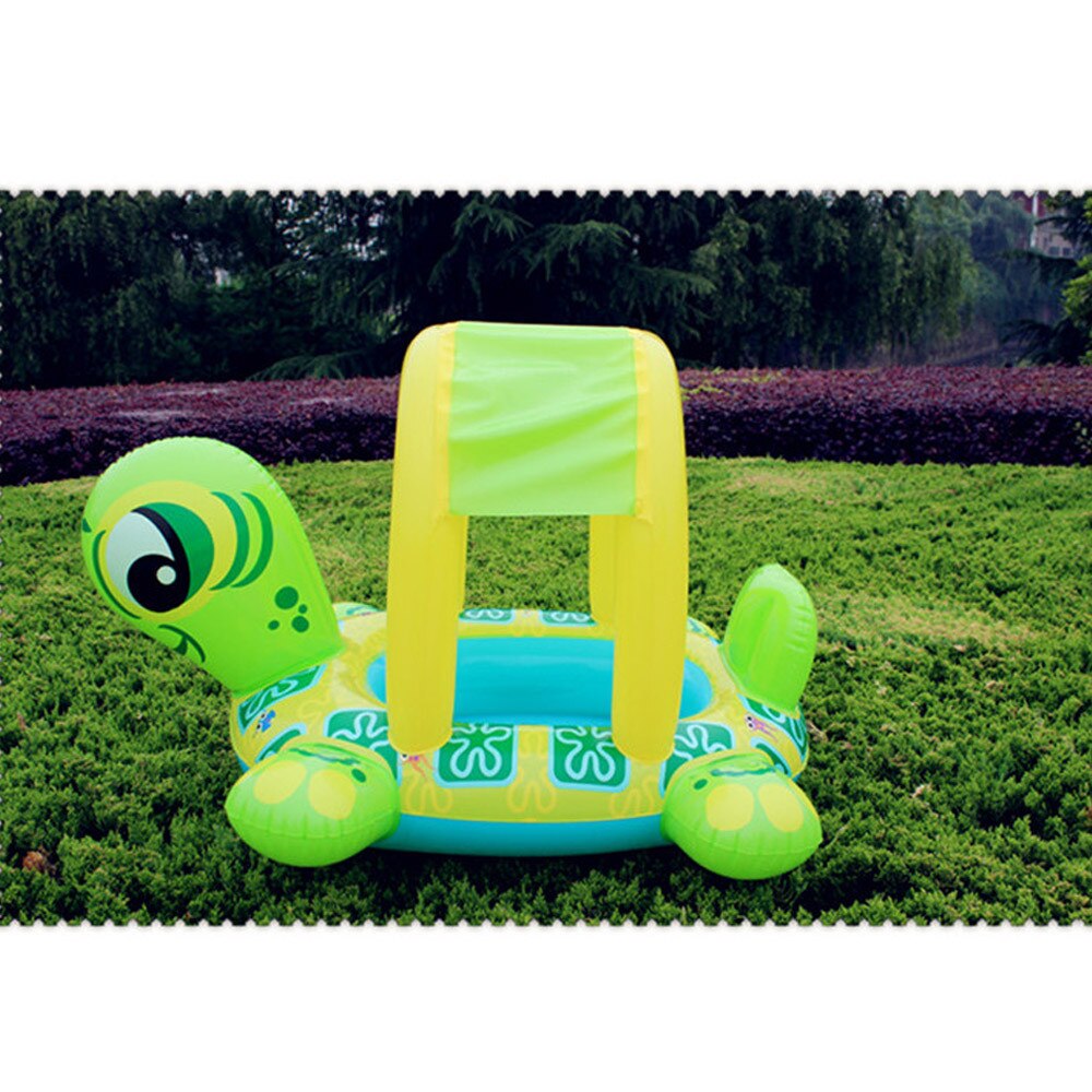 Swimming pool water toys baby swimming circle floating Plate Water toys floats Sunshade Baby Infant Float Seat Car