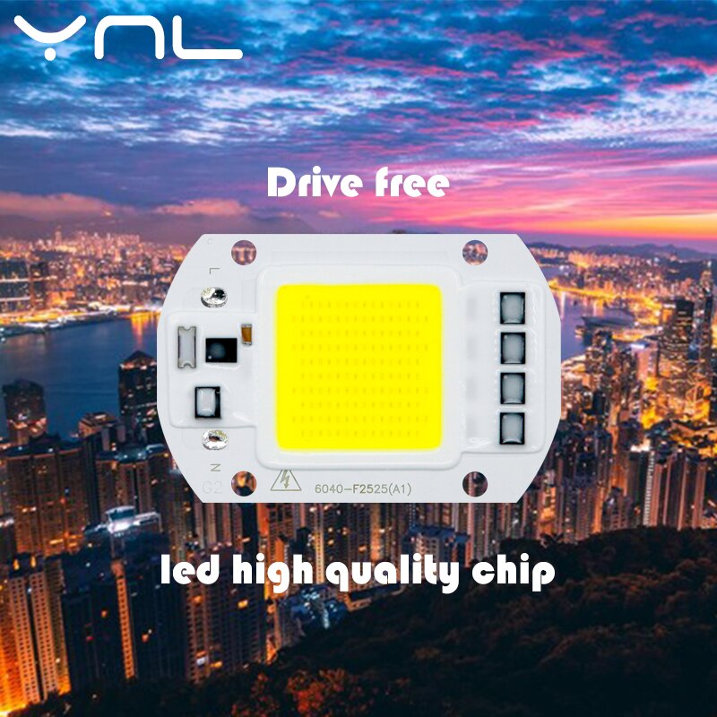 COB chip LED 50W 110V 220V 30W 20W 10W inteligentny IC pasuje do DIY zewnątrz LED światło halogenowe nie ma potrzeby kierowcy