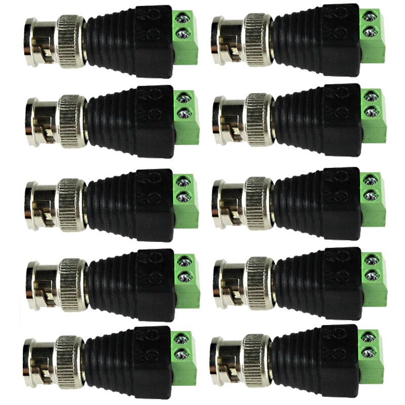 BNC Connectors for AHD Camera CVI Camera TVI Camera CCTV Camera Coaxial/Cat5/Cat6 CCTV connector