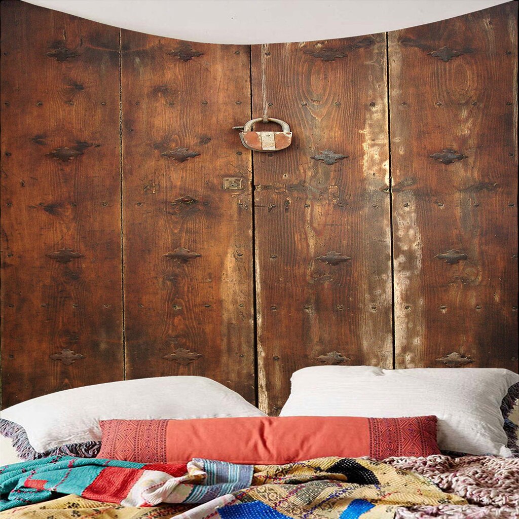 Waterproof Tapestry - Product Series 3D Picture Wall Hanging Decor 150x130cm Indoor Outdoor Pictures Mural Product Series: 4 Retro Door 150x1