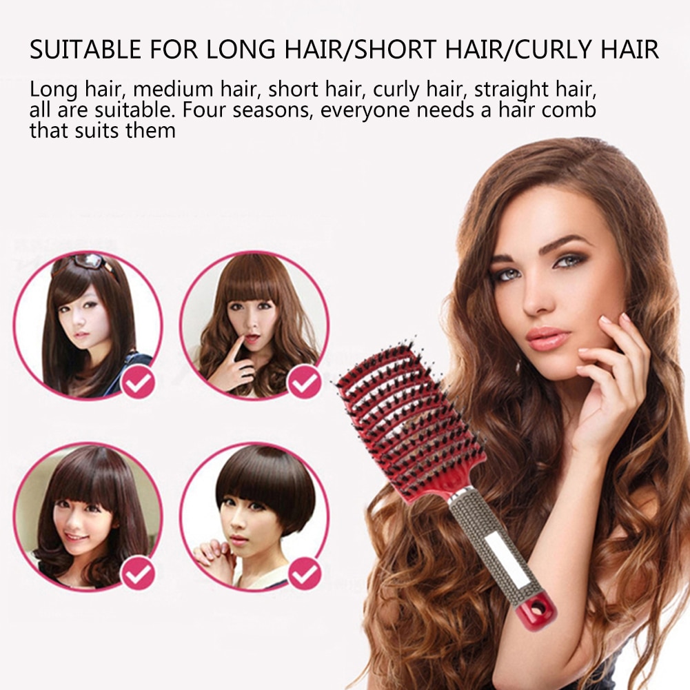 Brushy Hairbrush Women Wet Comb Hair Brush Tools Comb Hairdresser Hairdressing Brush for Hair Massage Hair Brush