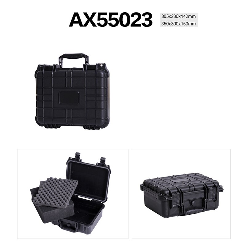 Waterproof Tool Case Impact Resistant Safety Toolbox Impact resistant Sealed Safety Equipment Instrument Case Dry Box with Foams