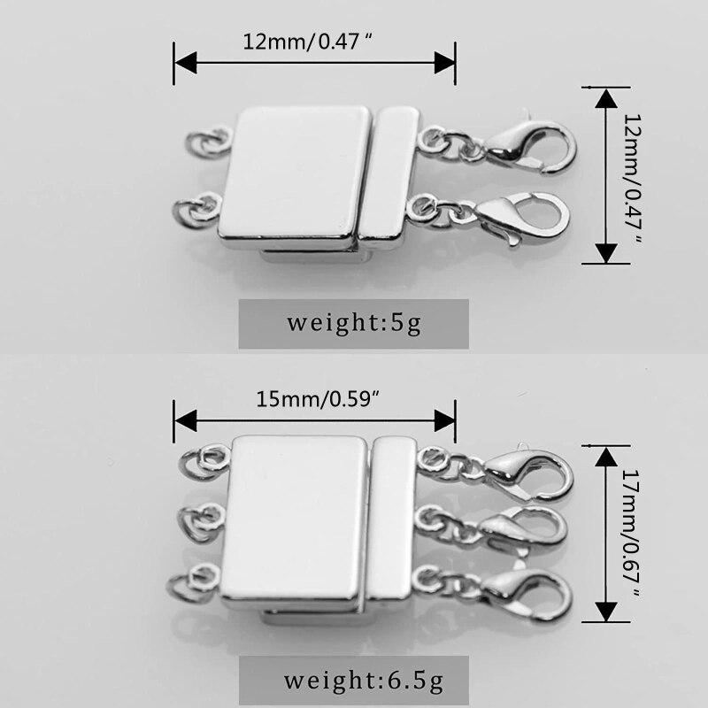 Necklet Double Layering Clasp Diy Jewelry Accessories Lobster Buckle Metal Double Layering Clasp Jewelry Accessories