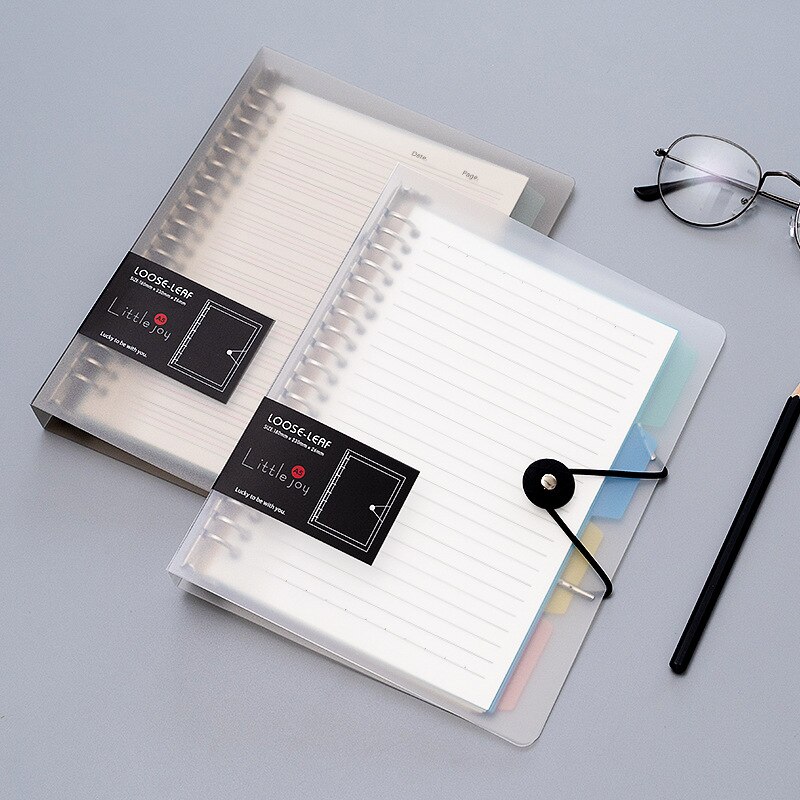 A4/A5/B5 Loose Leaf Binder Notebook Refillable Paper Journal Diary Agenda 2022 Planner Notepad Office School Supplies Stationery