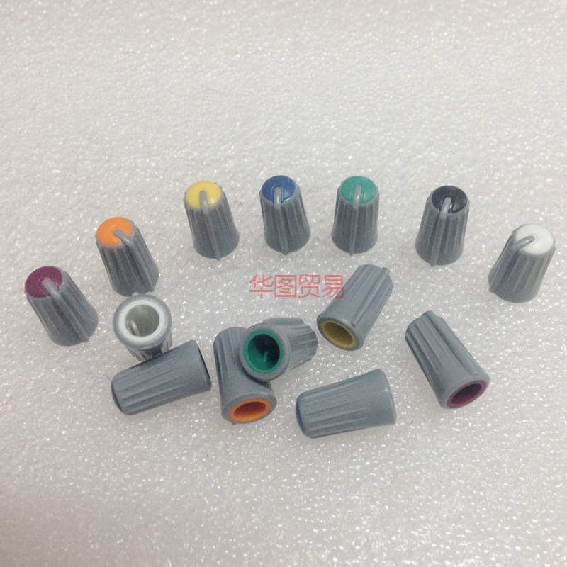 7 pièces pour MACKIE 1604-VLZ3 1402-VLZ3, bouton de potentiomètre rotatif demi-axe, arbre d&#39;arbre