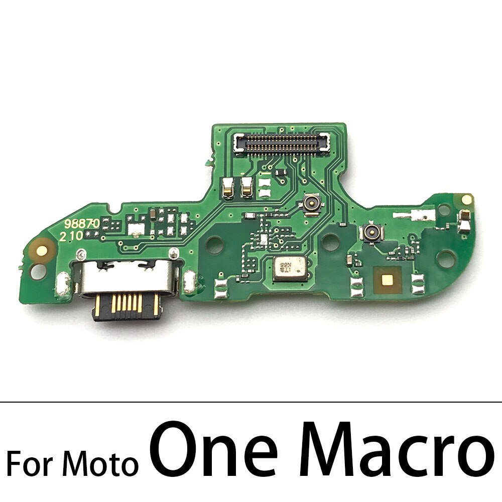 Dock Connector Charging Charger Port Board For Motorola Moto G5 G4 G6 G7 G8 G9 Play Plus One Macro Hyper Power USB Flex Cable: One Macro