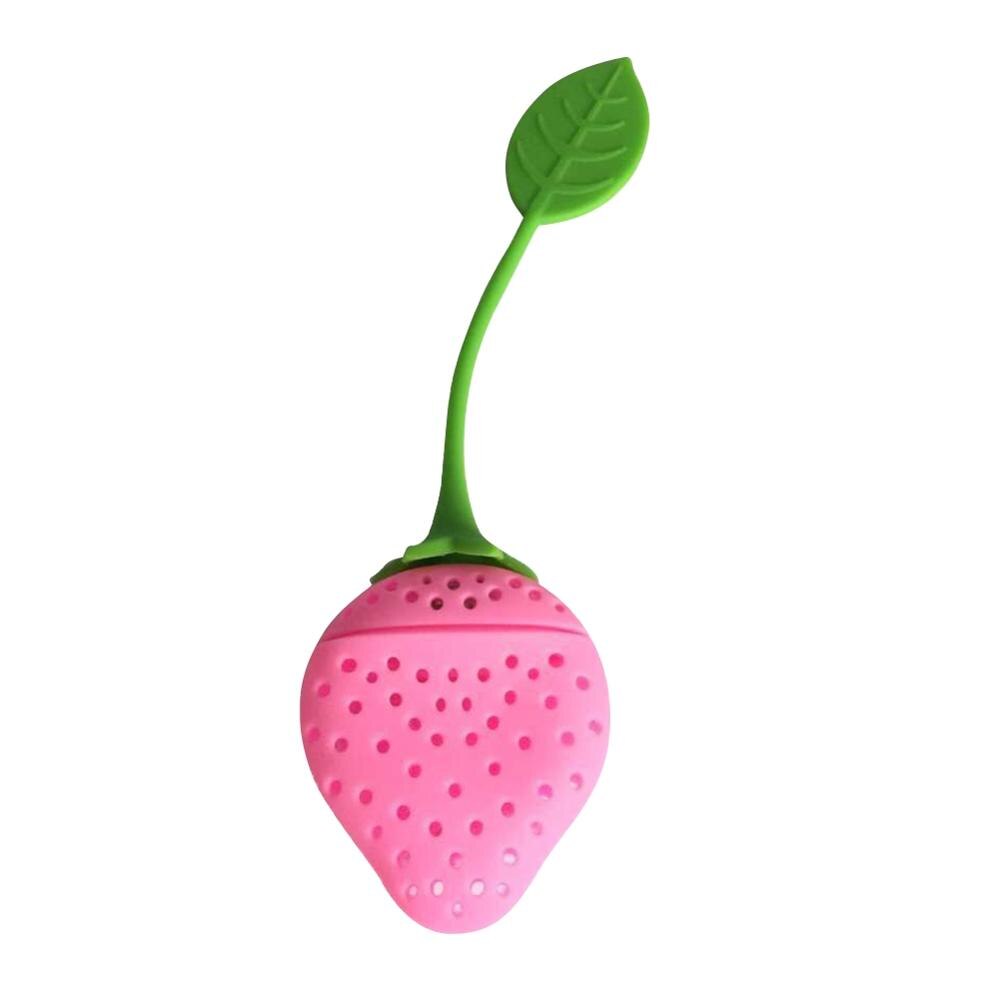 Thee Zetgroep Theepot Filter Leuke Olifant Siliconen Filter Voor Thee & Koffie Kruiden Filter Diffuser Drinkware Keuken Accessoires: A-pink