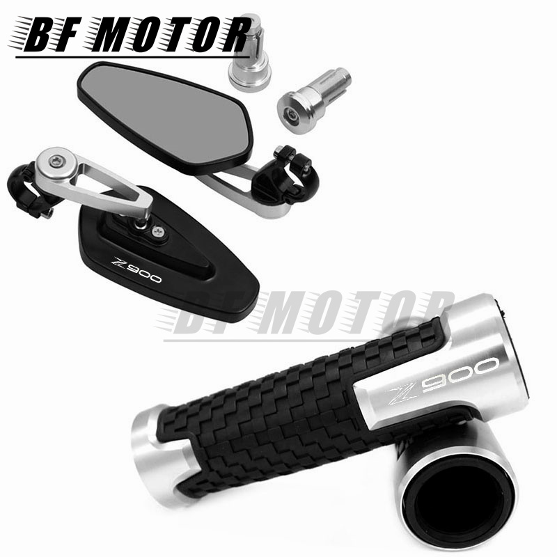 Acessórios para motocicletas, espelho retrovisor para guidão, para z250 z300 z400 z650 z750 z800 z900 z1000 zx6r 10r z650rs 1000 r/sx: Marfim