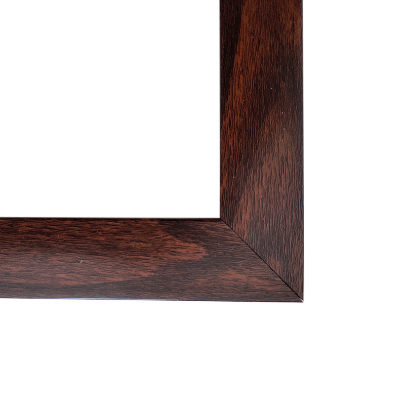 Diy pvc-schuim imitatiehouten frame voor canvas olieverfschilderij diy diamant schilderijlijst diy frame fotokamer wanddecoratielijst: Bruin - c / 2025cm