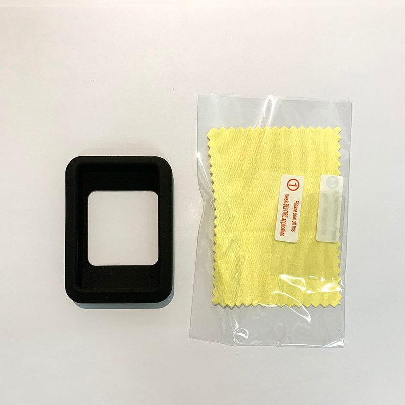 Wahoo elemnt Mini fallen Fahrrad Computer Silikon Abdeckung Gummi schutzhülle + HD Film (Für Wahoo elemnt Mini): elemnt Mini Schwarz