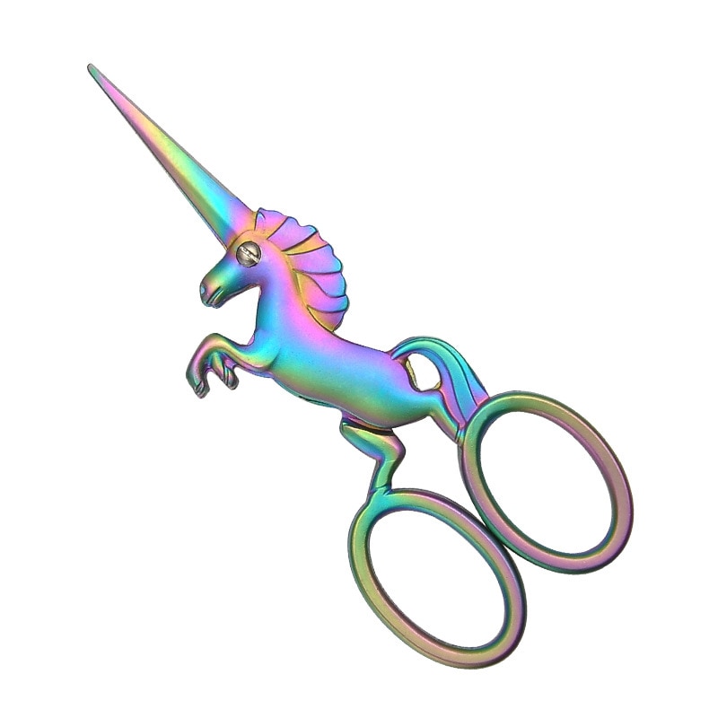 Europeisk retro stork unicorn sysaks for korssting stoff garn kutter håndarbeid saks håndverk kutt sysaks