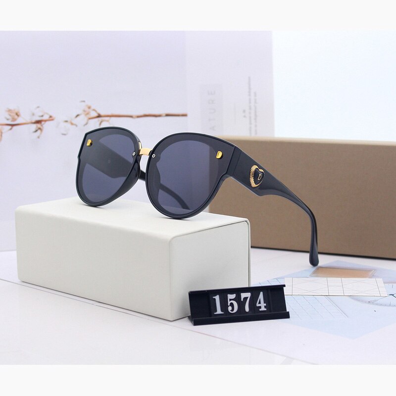 Cat eye kvinder solbriller mænd solbriller briller briller mærke klar linse  uv400 nuance kørende oculos: 3 originale æsker