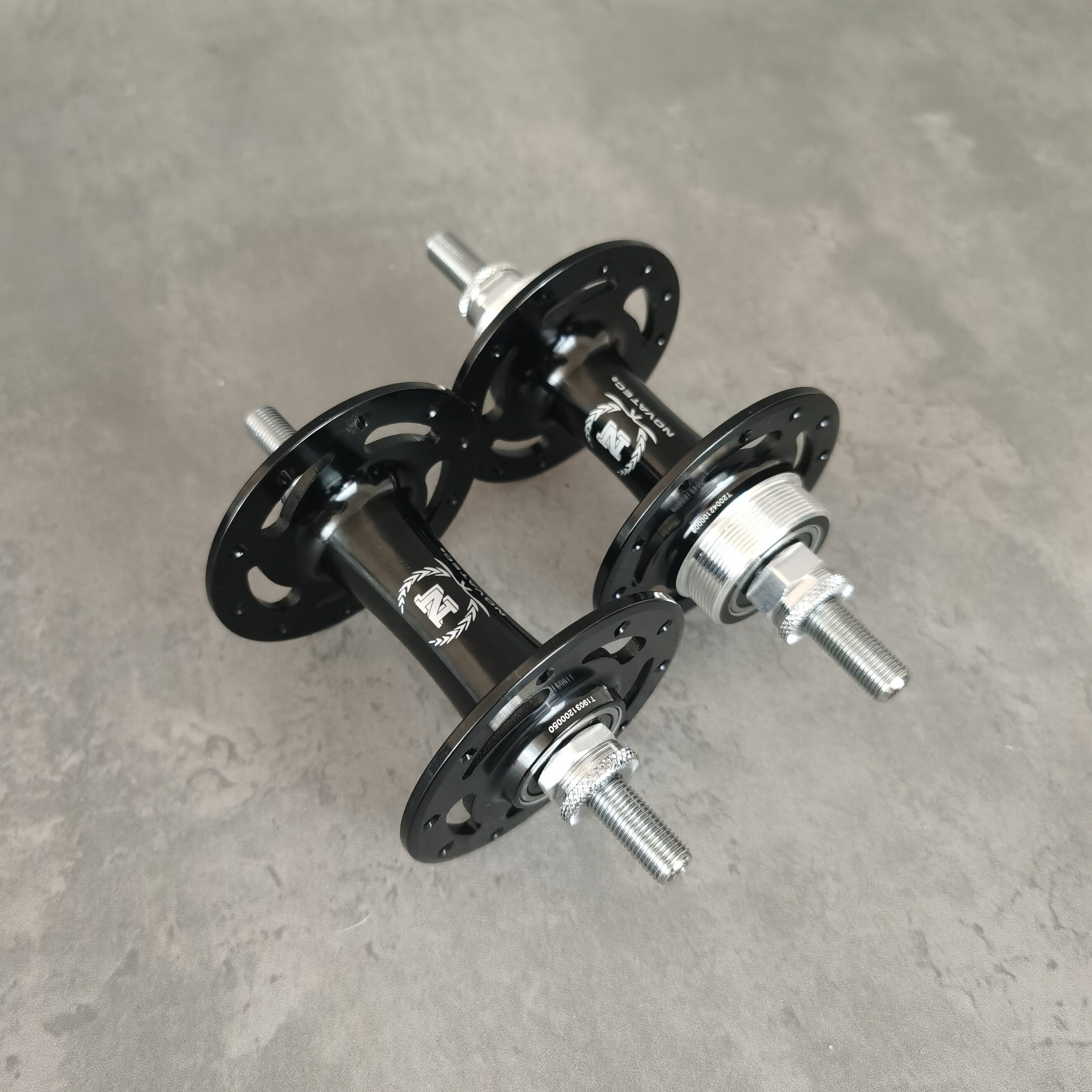 Novatec-moyeu de vélo à une vitesse à engrenage fixe, vélo de rue/piste 20/24 32/32 trous, en alliage