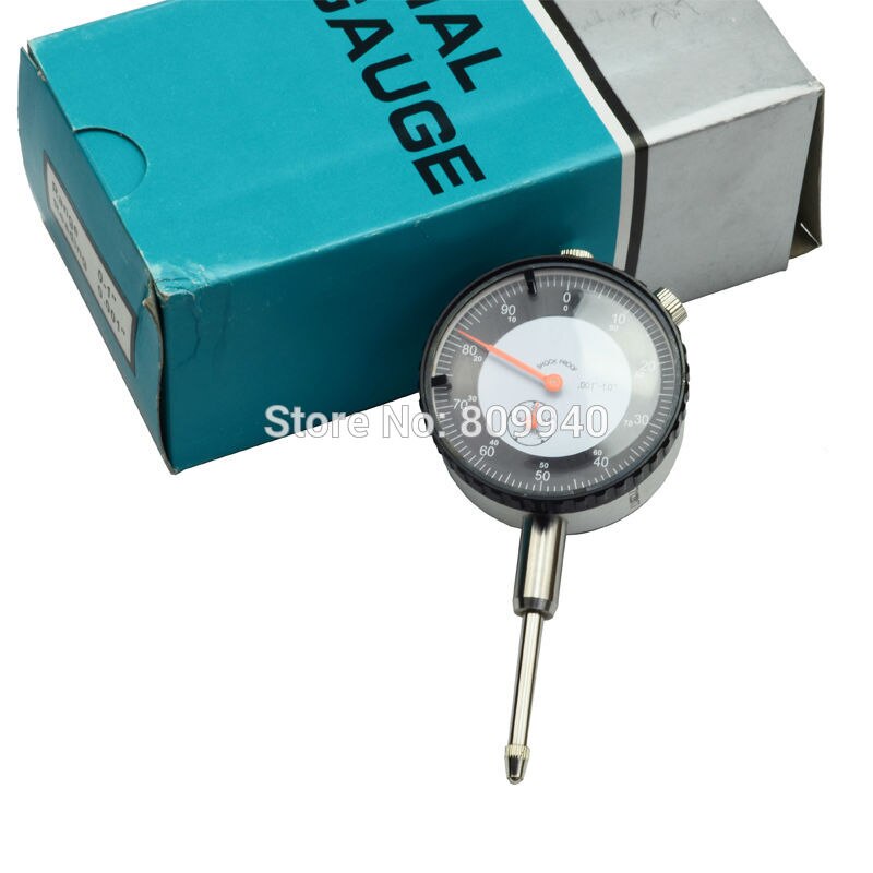 The Black Background With Red Pointer Inch Indicator 0-1 " x 0.001" Inch Dial Indicator