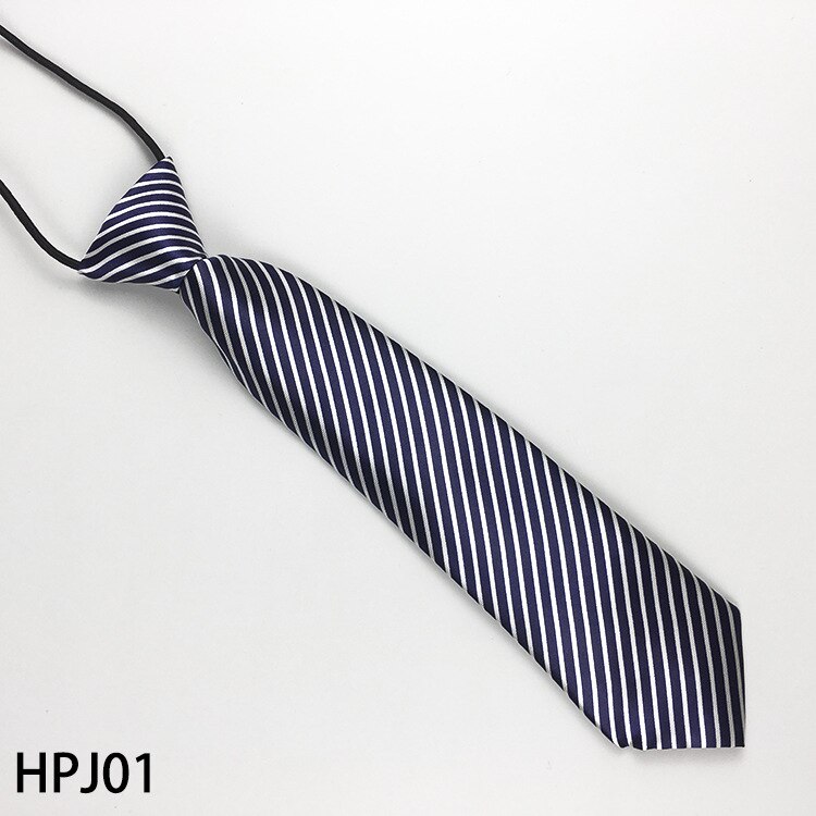 Stripe Plaid Satin Neck Tie Elastic School Boys Children Kids Baby Wedding Party Cravats Accessories Tie: Style 1