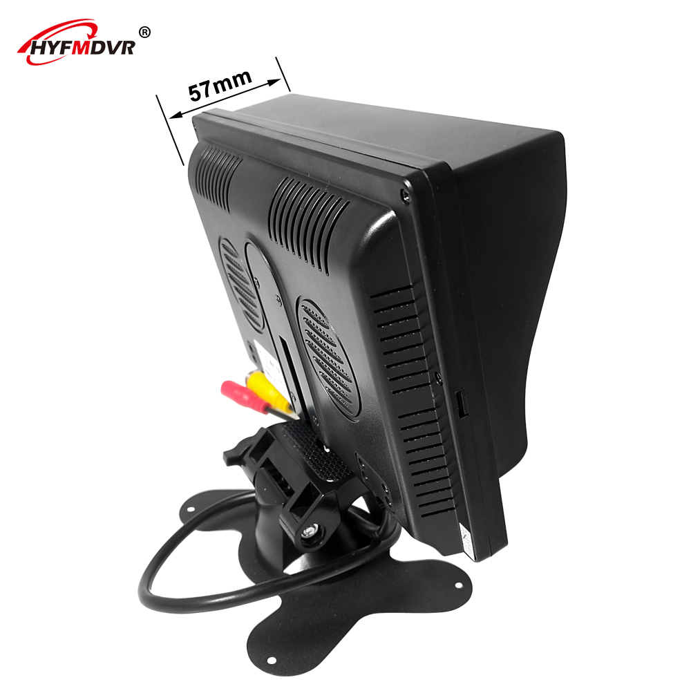 LSZ 7-Zoll rückansicht LCD Auto Monitor für schule Bus lkw mit sonnenblende 12 V-24 V breite spannung