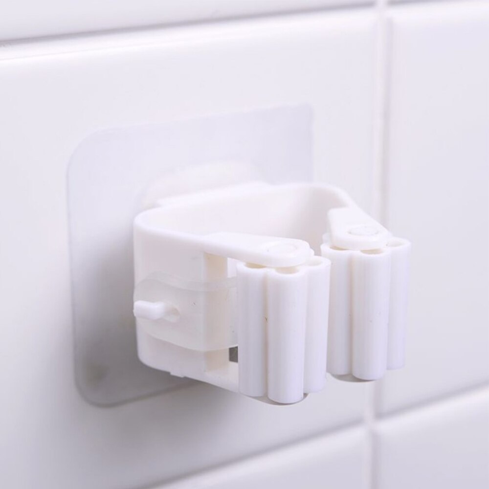Badkamer Wall Mounted Non Punch Mop Clip Plastic Moderne Eenvoudige Sterke Kleverigheid Dikke Materialen Duurzaam Een Verscheidenheid Van Kleuren