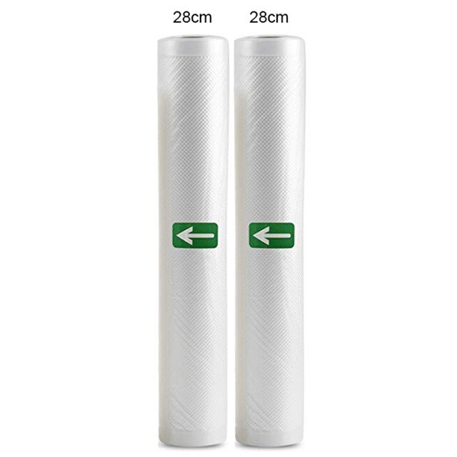 1-5 rollen Vakuum tasche Versiegelung Taschen für Lebensmittel Schoner Abdichtung Maschine Kunststoff Lagerung Vakuum Tasche Küche Packer Vacum tasche 12-28cm: 28x500 2Rollen