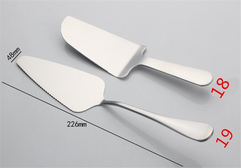 1pcs Western food stainless steel cutlery set dinner fork knife spoon flatware sets tableware dinnerware kitchen Steak Knives: kind 18